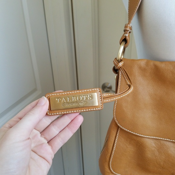 Talbots Leather Camel Color Purse - Picture 8 of 8